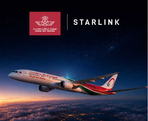 La Royal Air Maroc, première compagnie aérienne africaine à proposer le Wi-Fi Starlink à bord